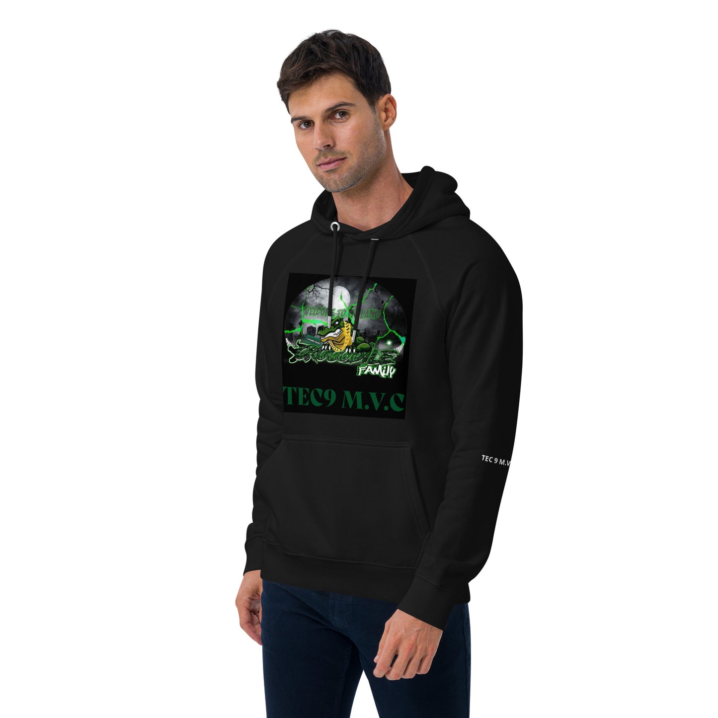 Unisex eco raglan hoodie