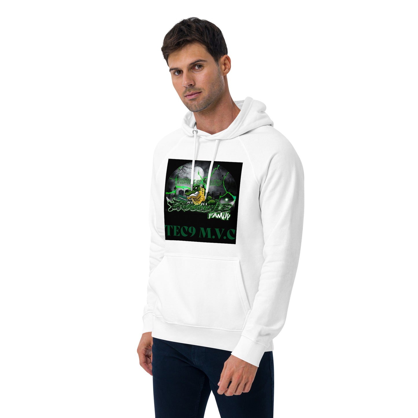 Unisex eco raglan hoodie