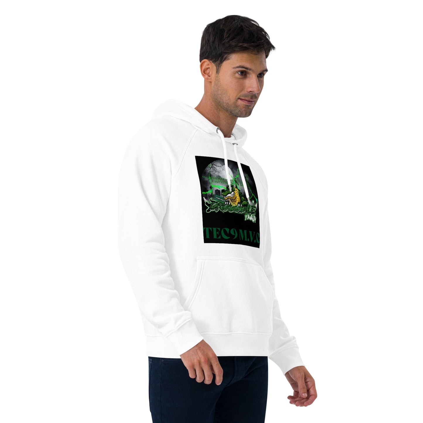 Unisex eco raglan hoodie